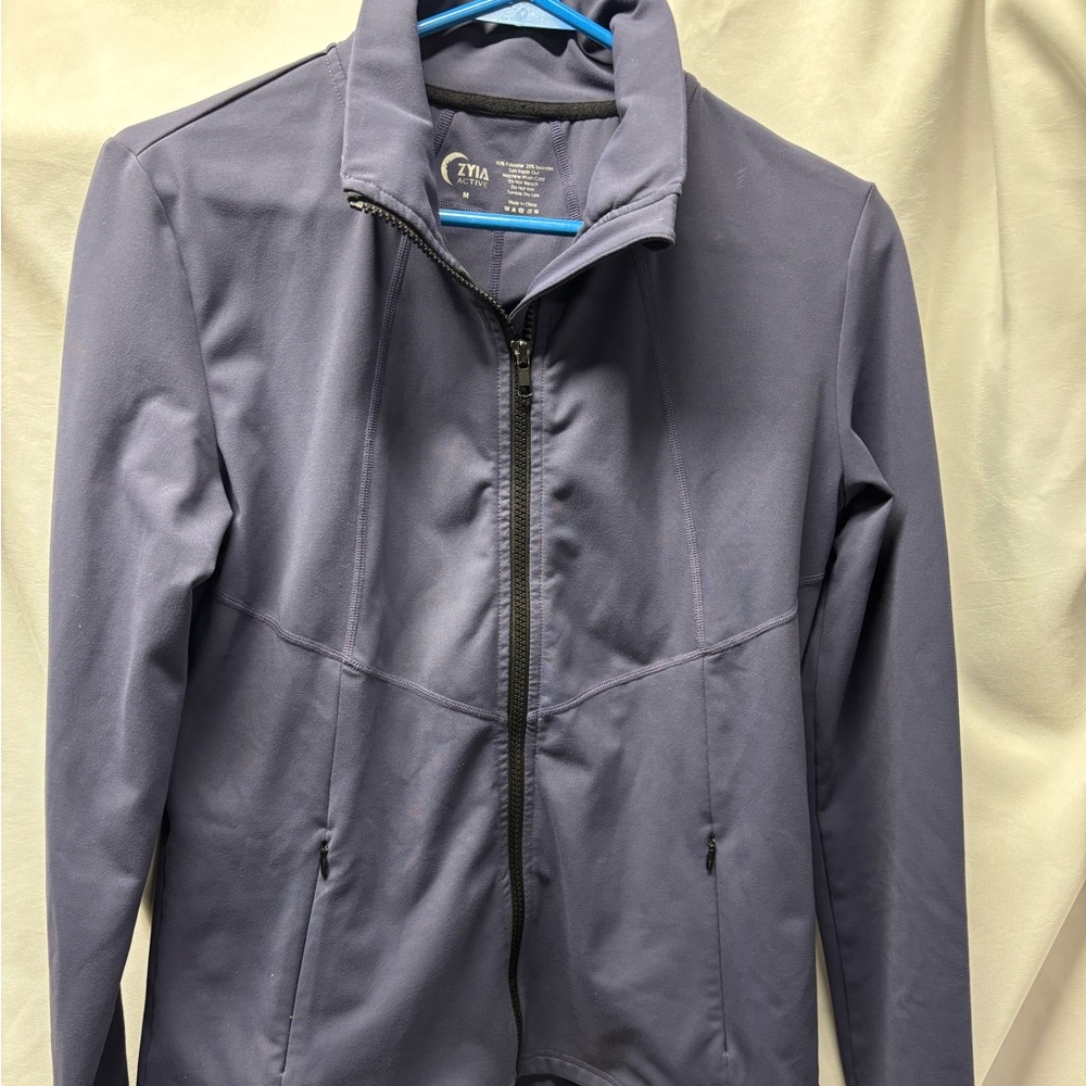 Zyia women’s Deep Plum Full Zip Jacket